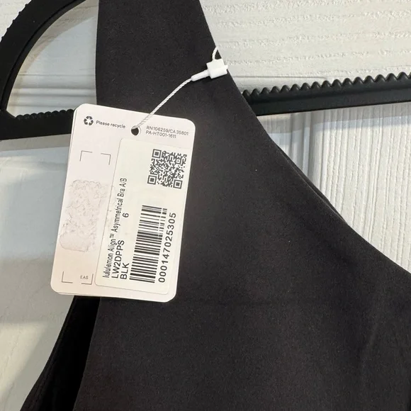 Lululemon Align Asymmetrical Bra *Light Support, A/B Cup NWT Size 6 - Picture 7 of 8